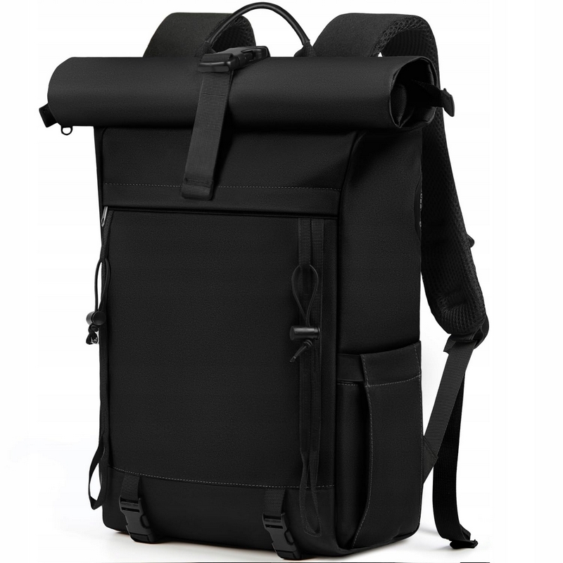 Viacúčelový turistický batoh RAINSMORE Rolltop pre 17" laptop